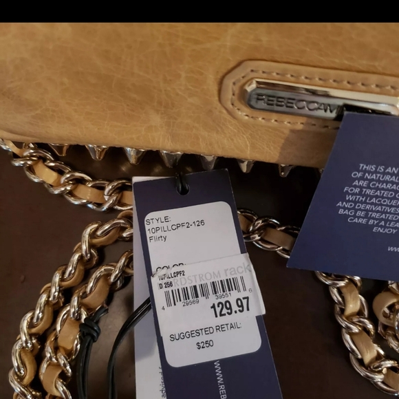 Rebecca Minkoff Flirty Spiked Crossbody Bag Rare - Picture 10 of 12